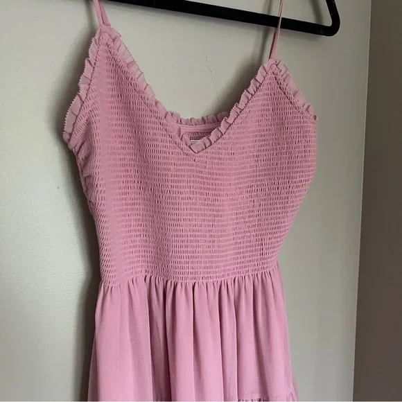 Aritzia Wilfred Tuberose Dress in Tart Pink - Picture 3 of 8